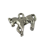 Maxbell Tibetan Silver 3D Horse Charm Bracelet Pendant Necklace Jewelry DIY Making Pack of 30