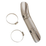 Maxbell Smooth Exhaust Pipe Heat Shield Cover Guard For Harley Cruise White 27cm
