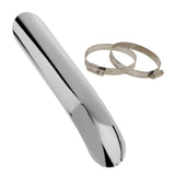 Maxbell Smooth Exhaust Pipe Heat Shield Cover Guard For Harley Cruise White 27cm