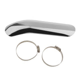 Maxbell Smooth Exhaust Pipe Heat Shield Cover Guard For Harley Cruise White 27cm