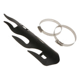 Maxbell Flame Exhaust Muffler Pipe Heat Shield Cover Guard For Harley Cruise Black