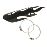 Maxbell Flame Exhaust Muffler Pipe Heat Shield Cover Guard For Harley Cruise Black