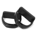 Maxbell 1 Pair Safety Plastic Stirrups Horse Riding Equestrian Black Rubber Treads