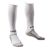 Maxbell 1 Pair Kids Towel Bottom Football Soccer Training Socks Team Socks - White