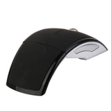 Maxbell Generic Laptop PC 2.4GHz Wireless Foldable Folding Arch Optical Mouse USB Mice Black