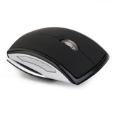 Maxbell Generic Laptop PC 2.4GHz Wireless Foldable Folding Arch Optical Mouse USB Mice Black