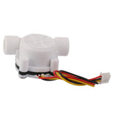 Maxbell 3/8" External Threads 0.3-10L/min Water Flow Sensor Flowmeter Water Control