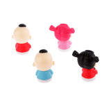 Maxbell Set of 4Pcs Miniature Chinese Doll Resin Micro Landscape Bonsai Dollhouse DIY Craft Decor