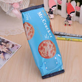 Maxbell Creative Cute Cookie Nut Macaroon Pattern Pencil Pen Case Makeup Bag Zipper Pouch Stationery  for Boys Girls Adult School Apply