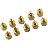 Maxbell 10 Pieces Motorcyle Car Slotted Head Valve Stem Caps with Core Remover Tools