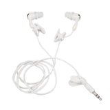 Maxbell 3.5mm In-Ear Sport Waterproof Swimming Diving Swivel Clip Earbud Earphone Headset Stereo Headphones Kit For MP3 MP4 iPod Player  White