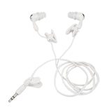 Maxbell 3.5mm In-Ear Sport Waterproof Swimming Diving Swivel Clip Earbud Earphone Headset Stereo Headphones Kit For MP3 MP4 iPod Player  White