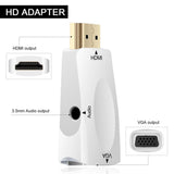 Maxbell 1080P HD HDMI Female to VGA Male Video Adapter for HDTV PC Projector Monitor