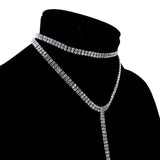 Maxbell Luxury Statement Chokers Necklaces for Women Chunky Neck Accessories Silver