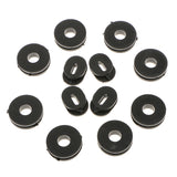 Maxbell 12pcs Bracket Side Cover Grommet for Motorcycle Car GS125 Black