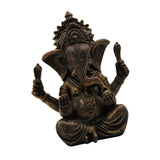 Maxbell Handmade Resin Ganesha Buddha Elephant Statue Sculpture Figurine Home Decor Ornaments