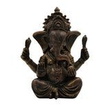Maxbell Handmade Resin Ganesha Buddha Elephant Statue Sculpture Figurine Home Decor Ornaments