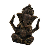 Maxbell Handmade Resin Ganesha Buddha Elephant Statue Sculpture Figurine Home Decor Ornaments