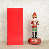 Maxbell Wooden Nutcracker Drummer Music Box