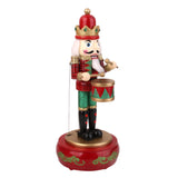 Maxbell Wooden Nutcracker Drummer Music Box