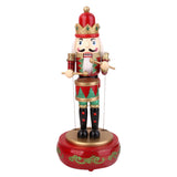 Maxbell Wooden Nutcracker Drummer Music Box