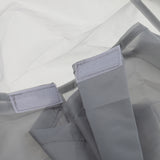 Maxbell Pro Salon Barber Gown Cloth Hair Cutting Cloak Home Hairdressing Cape Gray