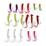 Maxbell Fishing Lures Set Jig Head Hooks Soft Fishing Baits Crankbait Artificial Kit