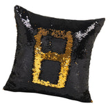 Maxbell Reversible Square Patchwork Sequins Cushion Glitter Cover Throw Pillowcase#2