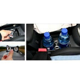 Maxbell Portable Stainless Steel Beer Bottle Can Opener with Drink Cup Holder Divider for VW/Golf Cars