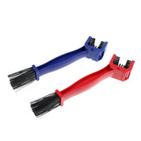 Maxbell 2Pcs Cycling Bicycle Chain Wheel Wash Cleaner Tool Cleaning Brushes Scrubber