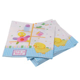 Maxbell 20pcs Disposable Paper Baby Duck Bottle Napkins Party Baby Shower Tableware