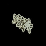 Maxbell 100 Pieces/ Pack Filigree Hollow Out Butterfly Shape Charm Pendant Jewelry DIY Making for Necklace Earring Bracelet