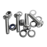 Maxbell 8 Pieces Durable Stainless Steel Kayak Canoe Boat Screws Bolt Nuts Hardware Kit M6