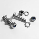 Maxbell 8 Pieces Durable Stainless Steel Kayak Canoe Boat Screws Bolt Nuts Hardware Kit M6