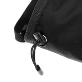 Maxbell 4.1" x 5.8" Black Cylindrical Waterproof Strong Nylon Climbing Bouldering Gym Chalk Powder Bag with Adjustable Waist Belt & Drawstring Closure