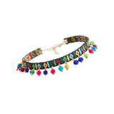 Maxbell Retro Ethnic Embroidery Floral Choker Necklaces for Women Match Any Dress