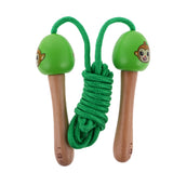 Maxbell Kids Animal Wooden Handled Jump Rope Skipping Rope Exercise Outdoor Indoor