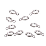 Maxbell Sterling Silver Spring Ring Clasp Bracelet Chain Connector 6mm Pack of 10PCS Silver#4