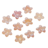 Maxbell 10 Pieces Beautiful Pink Natural Freshwater Shell Charms Beads for DIY Jewelry Making Flower Shape