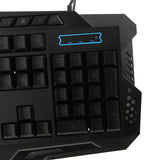 Maxbell 3 Colors Illuminated LED Backlight USB Wired Multimedia PC Gaming Keyboard