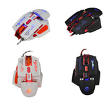 Maxbell 4000 DPI 7 Buttons LED USB Optical Wired Gaming Mouse for Pro Gamer White