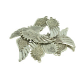 Maxbell 10 Piece 3D Large Antique Silver Angel Wing Charm Pendant Jewelry DIY Making