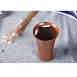 Maxbell Wooden Cup Handmade Coffee Tea Beer Juice Milk Mug Drink 7.5cmx13.5cm