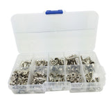Maxbell 90 Set Punk Decorative Cone Spikes Screwback Studs Case Kit