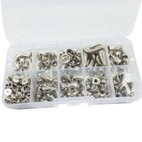 Maxbell 90 Set Punk Decorative Cone Spikes Screwback Studs Case Kit