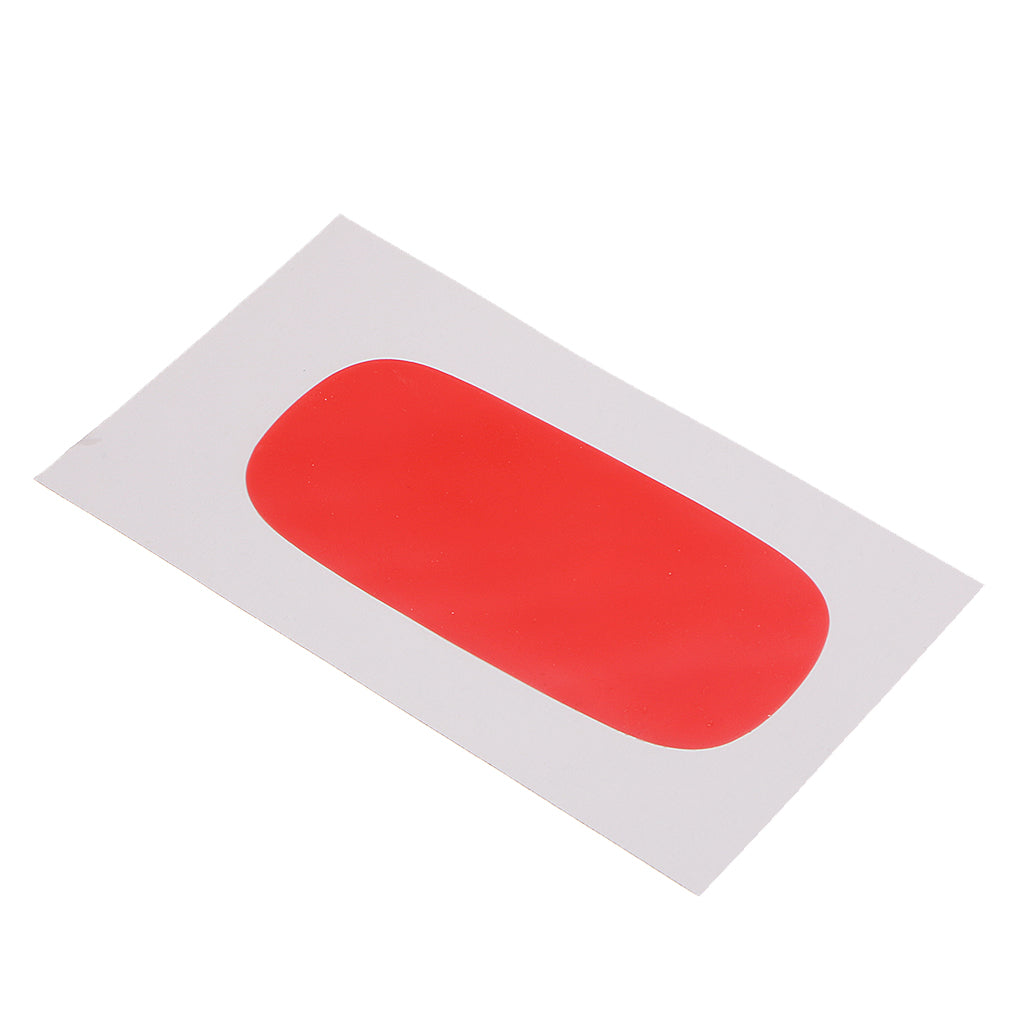 Maxbell Candy Color Sillicone Skin Case Cover Protector Guard for MacBook Air Mice Mouse Red