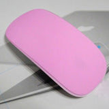 Maxbell Protective Silicone Rubber Skin Case Mouse Cover Guard for Macbook Air Pro Laptop Pink