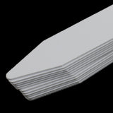 Maxbell 200 PIECES COLLAR BONES STIFFENERS STAYS INSERTS FOR MEN WOMEN FORMAL DRESS SHIRTS PLASTIC WHITE 2.5''