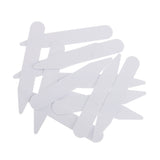 Maxbell 200 PIECES COLLAR BONES STIFFENERS STAYS INSERTS FOR MEN WOMEN FORMAL DRESS SHIRTS PLASTIC WHITE 2.5''