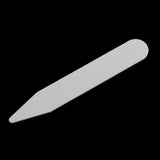 Maxbell 200 PIECES COLLAR BONES STIFFENERS STAYS INSERTS FOR MEN WOMEN FORMAL DRESS SHIRTS PLASTIC WHITE 2.5''